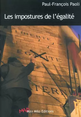 Couverture du produit · Les impostures de l'égalité