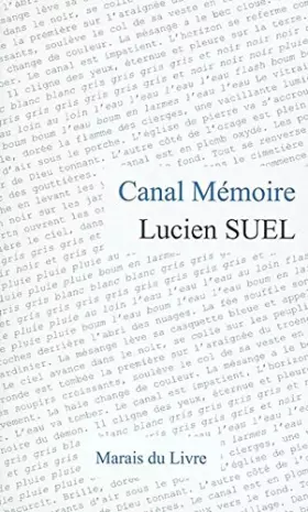 Couverture du produit · Canal Mémoire