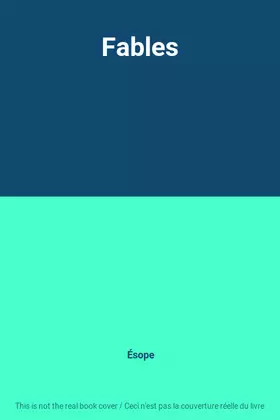 Couverture du produit · Fables