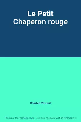 Couverture du produit · Le Petit Chaperon rouge