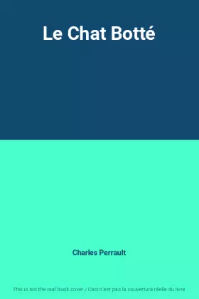 Couverture du produit · Le Chat Botté