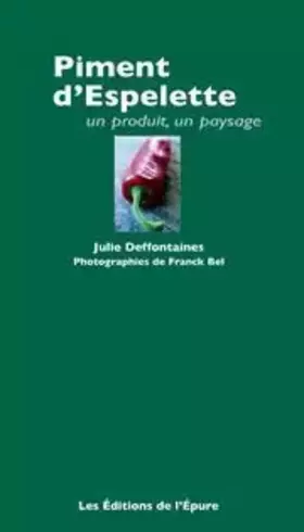 Couverture du produit · Le Piment d'Espelette