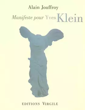 Couverture du produit · Manifeste pour Yves Klein
