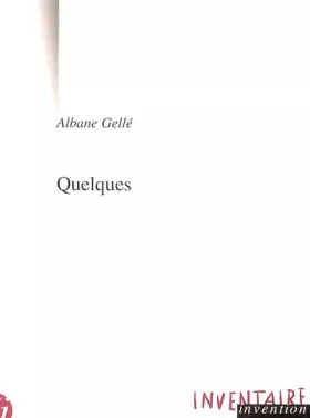 Couverture du produit · Quelques