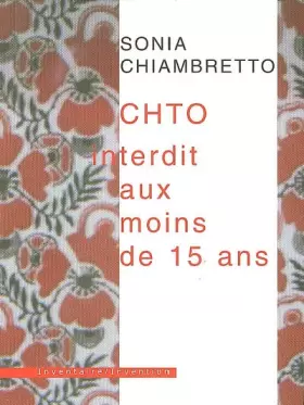 Couverture du produit · CHTO interdit aux moins de 15 ans