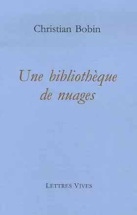 Couverture du produit · Une bibliothèque de nuages