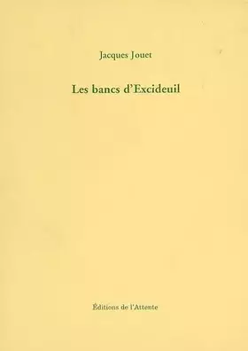 Couverture du produit · Les bancs d'Excideuil