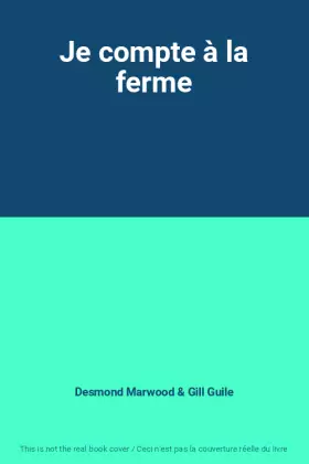 Couverture du produit · Je compte à la ferme