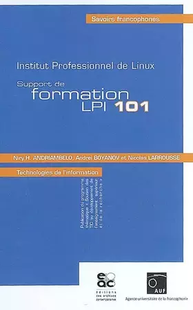 Couverture du produit · Support de formation LPIC 101 : Institut professionnel de Linux