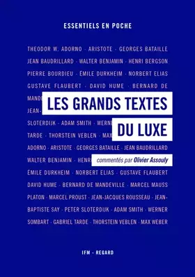 Couverture du produit · Les Grands textes du luxe