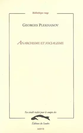 Couverture du produit · Anarchisme et socialisme