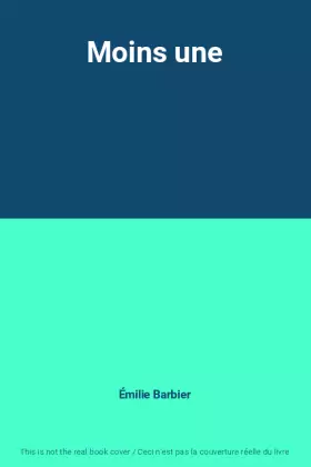 Couverture du produit · Moins une
