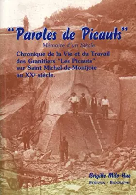 Couverture du produit · Paroles de picauts : Mémoire d'un siècle