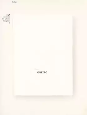 Couverture du produit · Oulipo