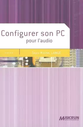 Couverture du produit · Configurer son PC pour l'audio