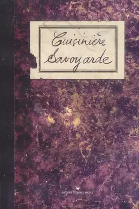 Couverture du produit · Cuisinière Savoyarde