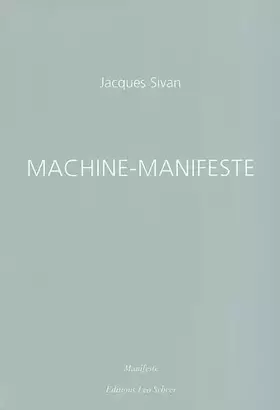 Couverture du produit · Machine-manifeste