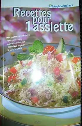 Couverture du produit · Recettes pour 1 assiette