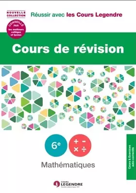 Couverture du produit · Cours de révision Mathématiques 6e