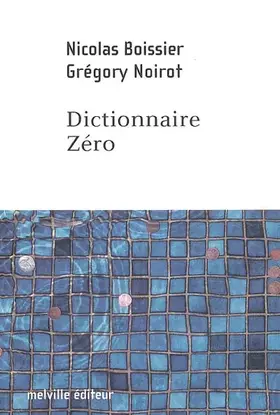 Couverture du produit · Dictionnaire Zéro