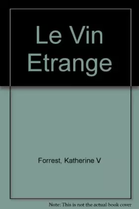 Couverture du produit · Le Vin étrange