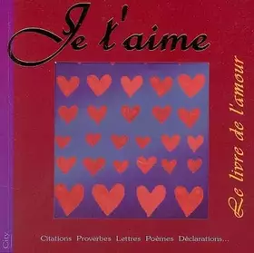 Couverture du produit · J e t'aime