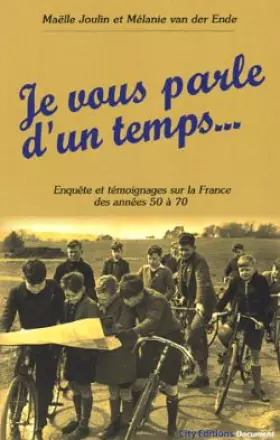 Couverture du produit · Je vous parle d'un temps