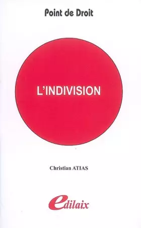 Couverture du produit · L'indivision