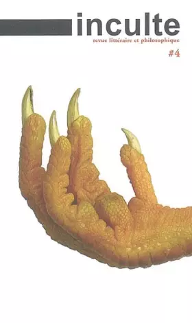 Couverture du produit · Inculte, N° 4 :