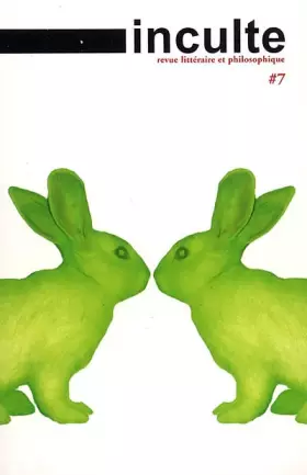 Couverture du produit · Inculte, N° 7 :