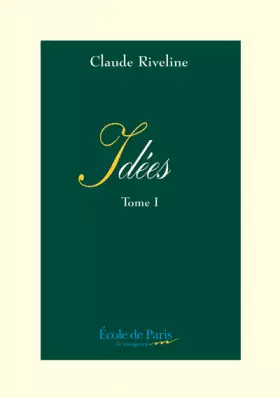 Couverture du produit · Idées: Tome 1