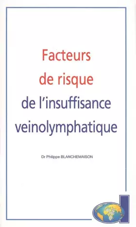 Couverture du produit · Facteurs de risque de l'insuffisance veinolymphatique