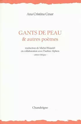 Couverture du produit · Gants de peau & autres poèmes