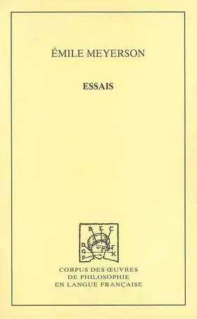 Couverture du produit · Essais