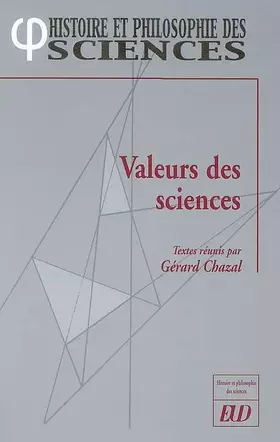 Couverture du produit · Valeurs des sciences