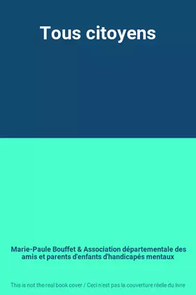 Couverture du produit · Tous citoyens