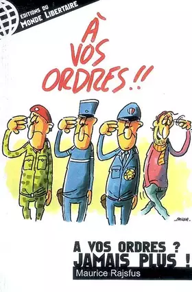 Couverture du produit · A vos ordres ? Jamais plus !