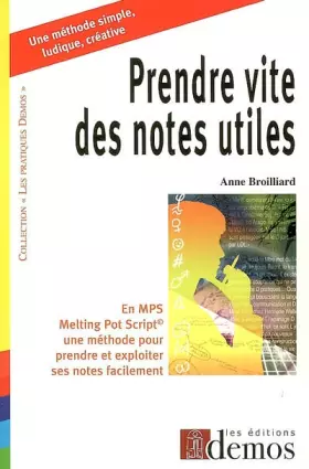 Couverture du produit · Prendre vite des notes utiles en MPS