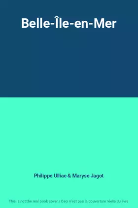 Couverture du produit · Belle-Île-en-Mer