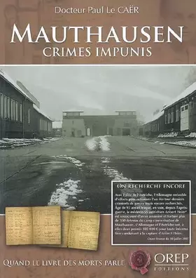 Couverture du produit · Mauthausen, Crimes Impunis