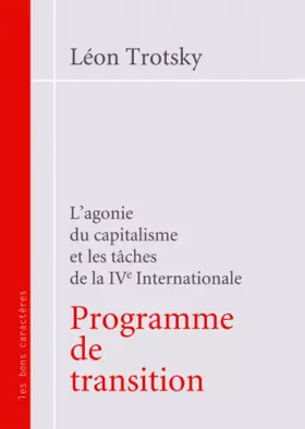 Couverture du produit · Programme de transition