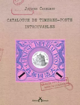 Couverture du produit · Catalogue des timbres-poste introuvables