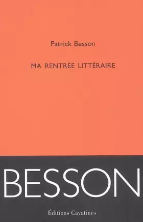 Couverture du produit · Ma rentree litteraire