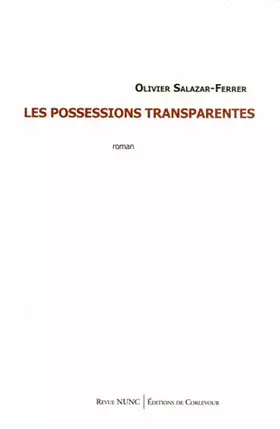Couverture du produit · Les possessions transparentes
