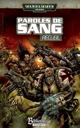 Couverture du produit · Paroles de sang