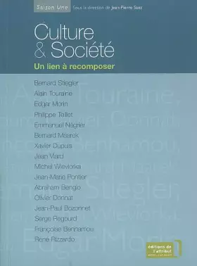 Couverture du produit · Culture & Société : Un lien à recomposer