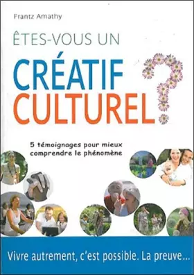 Couverture du produit · Etes-vous un créatif culturel ?