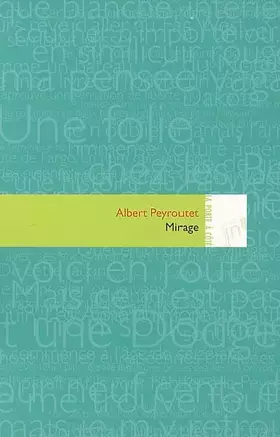 Couverture du produit · Mirage