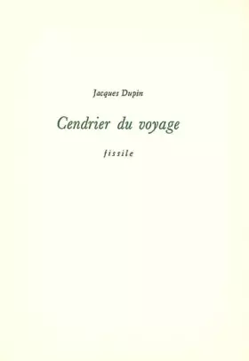 Couverture du produit · Cendrier du voyage