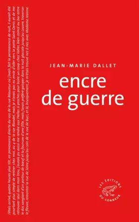 Couverture du produit · Encre de guerre
